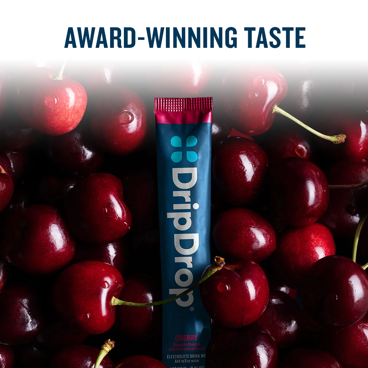 DripDrop Cherry Electrolyte Powder, 8 oz sticks, 32 count - Image 5
